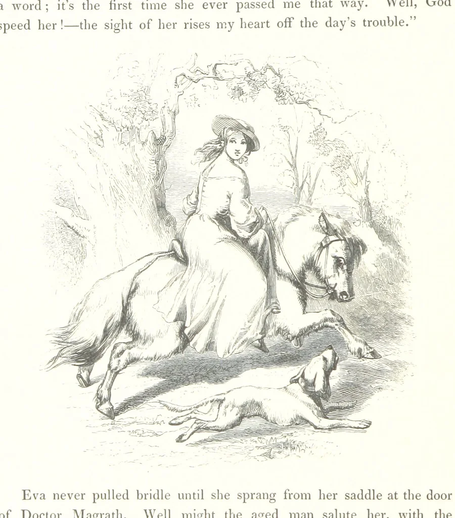 An illustration from Midsummer Eve: a fairy tale of love, 1848, leaf 176