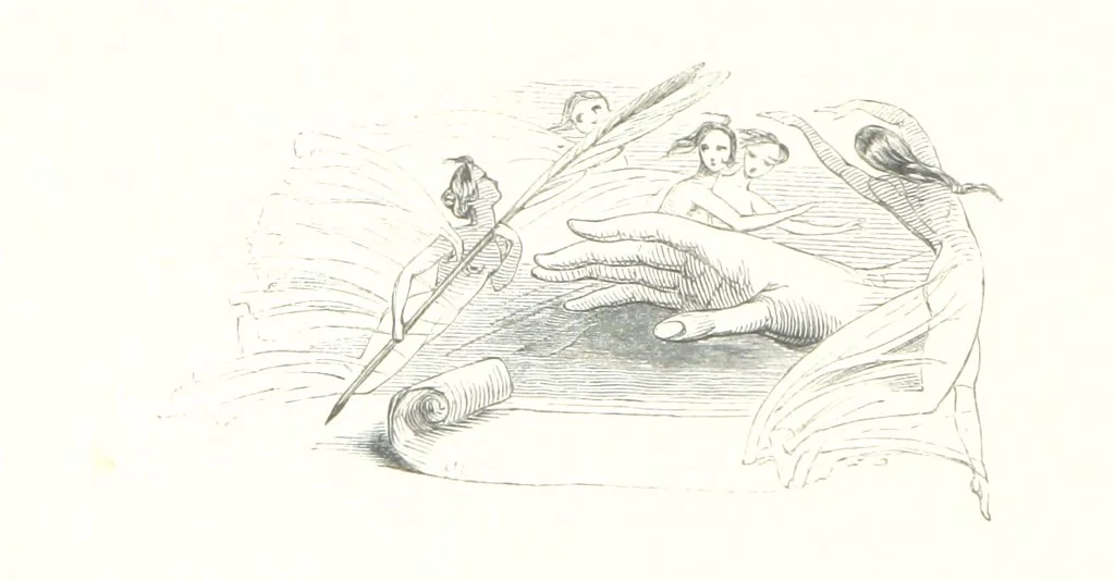 An illustration from Midsummer Eve: a fairy tale of love, 1848, leaf 18