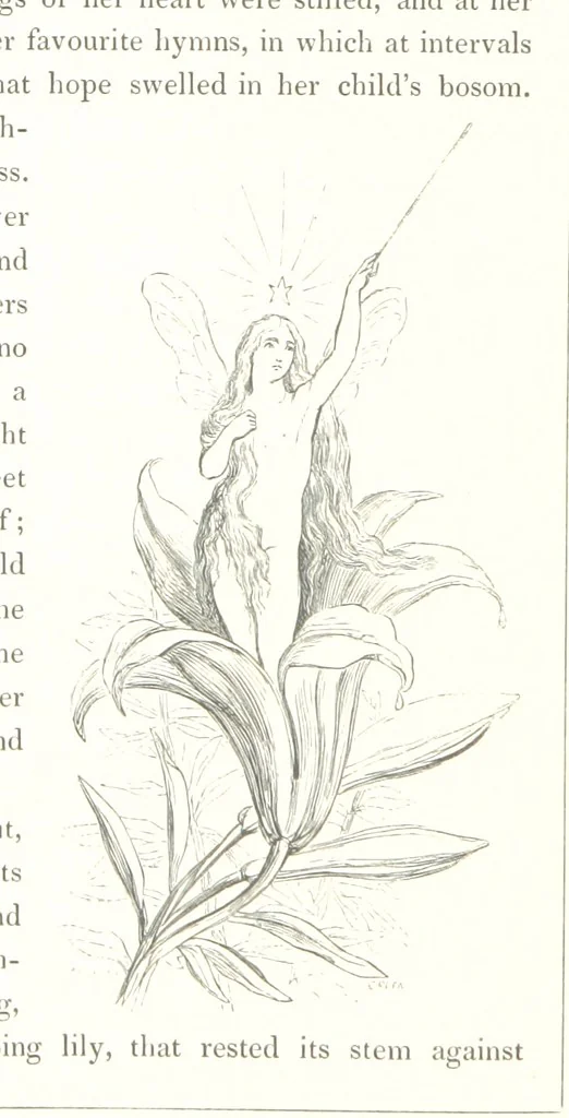 An illustration from Midsummer Eve: a fairy tale of love, 1848, leaf 182
