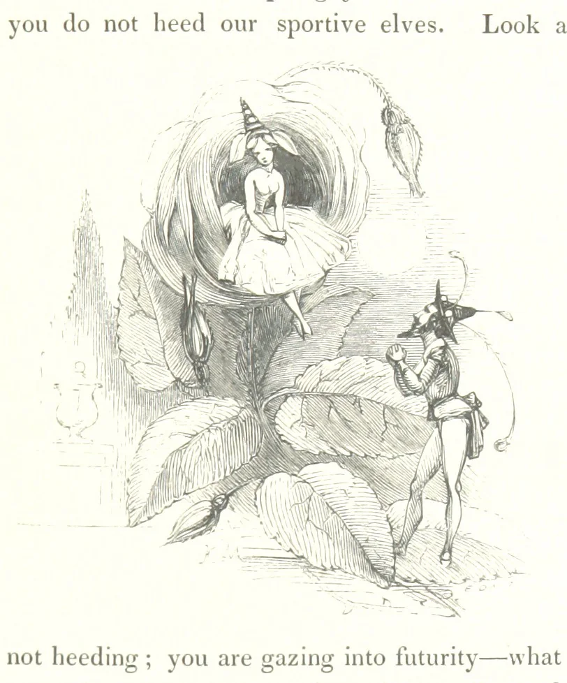 An illustration from Midsummer Eve: a fairy tale of love, 1848, leaf 191