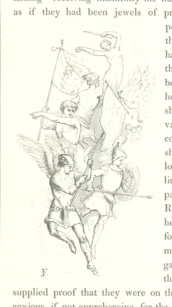 An illustration from Midsummer Eve: a fairy tale of love, 1848, leaf 199