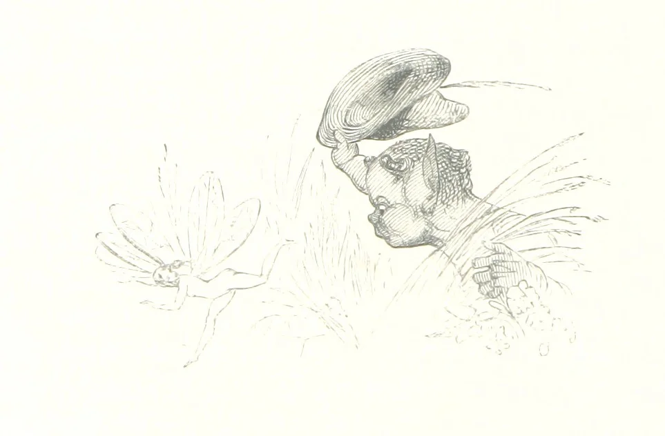 An illustration from Midsummer Eve: a fairy tale of love, 1848, leaf 210