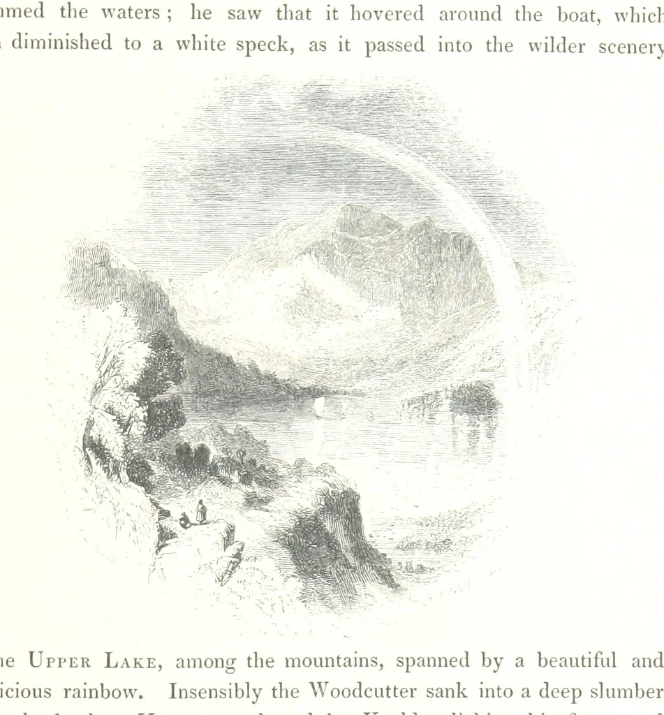 An illustration from Midsummer Eve: a fairy tale of love, 1848, leaf 219