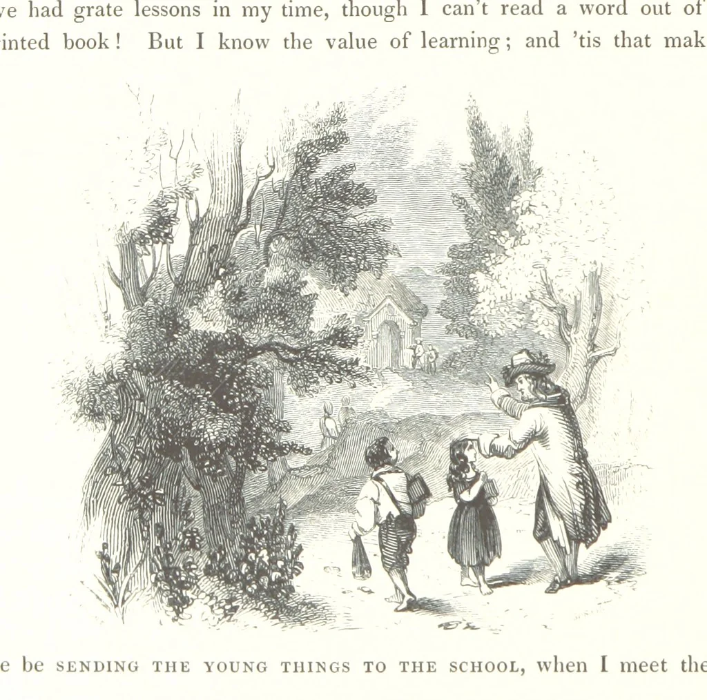 An illustration from Midsummer Eve: a fairy tale of love, 1848, leaf 220