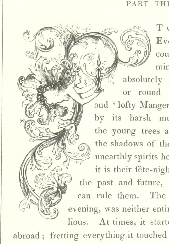An illustration from Midsummer Eve: a fairy tale of love, 1848, leaf 23