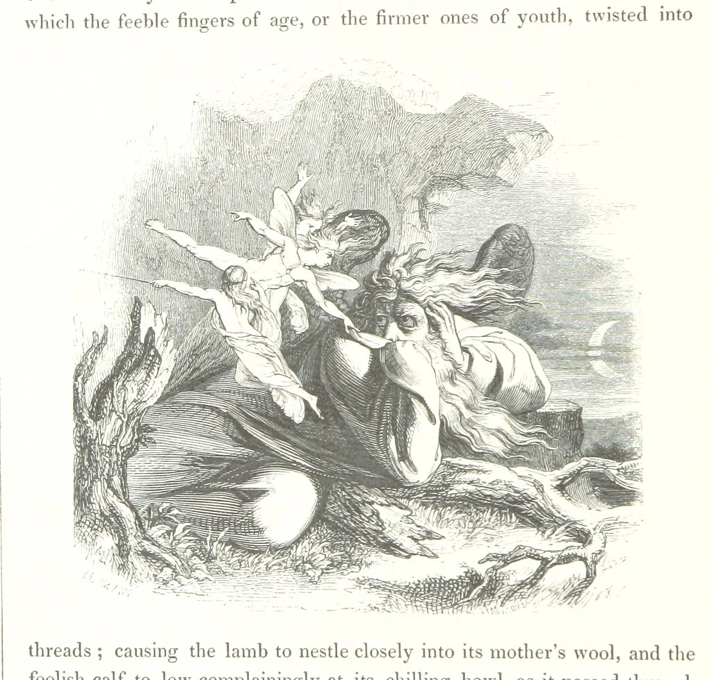 An illustration from Midsummer Eve: a fairy tale of love, 1848, leaf 24