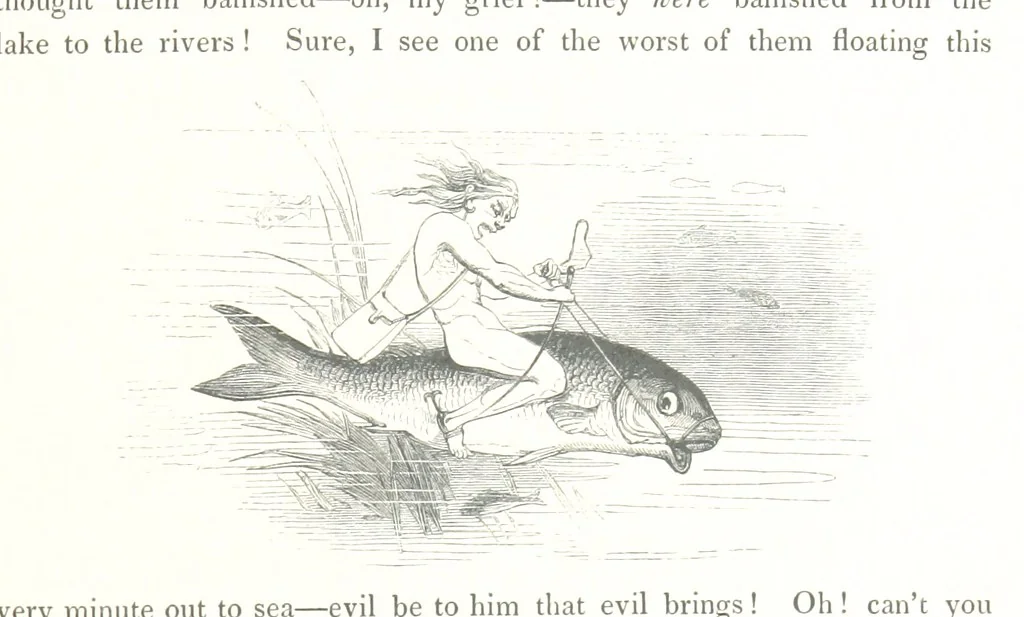 An illustration from Midsummer Eve: a fairy tale of love, 1848, leaf 241