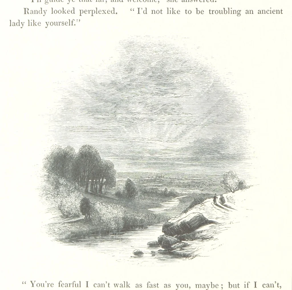 An illustration from Midsummer Eve: a fairy tale of love, 1848, leaf 244