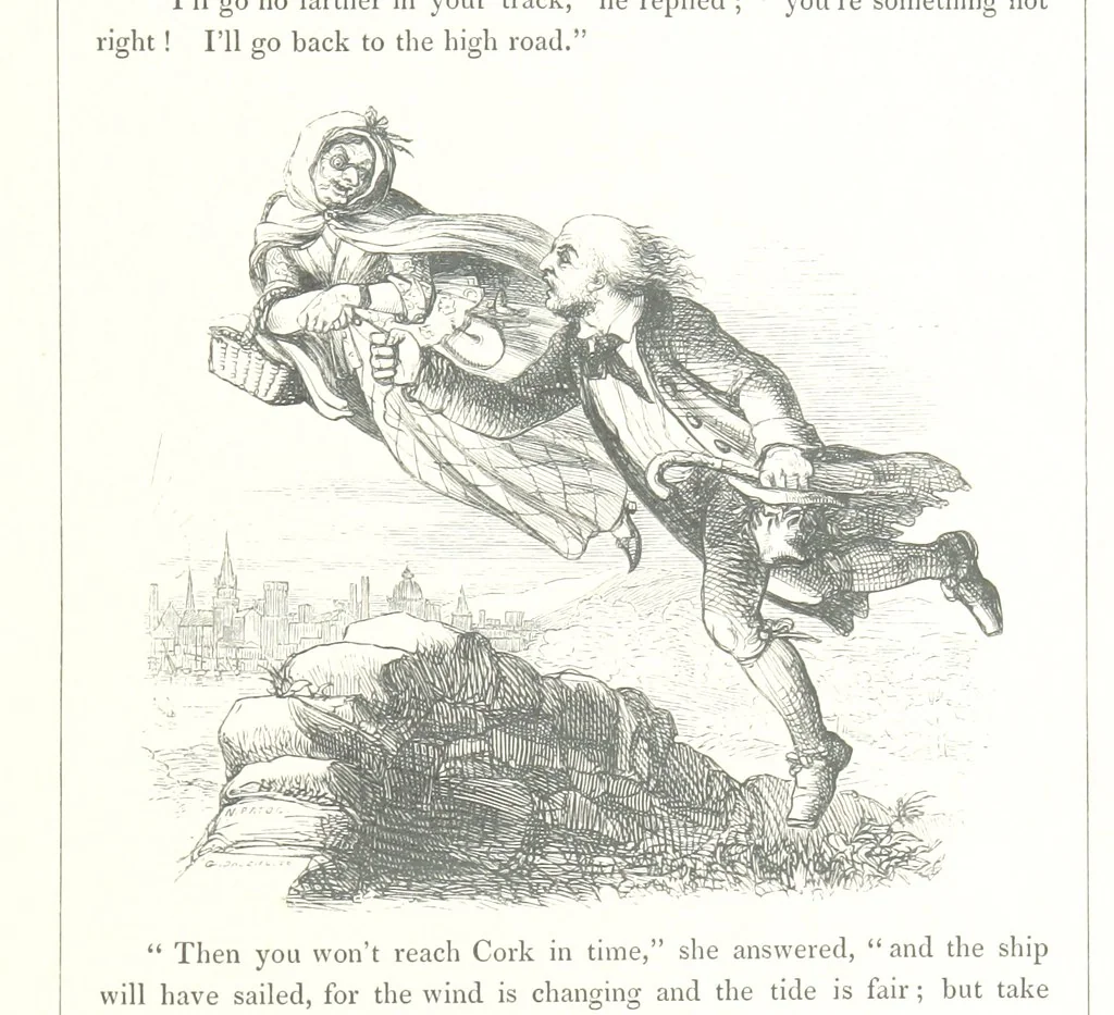 An illustration from Midsummer Eve: a fairy tale of love, 1848, leaf 245