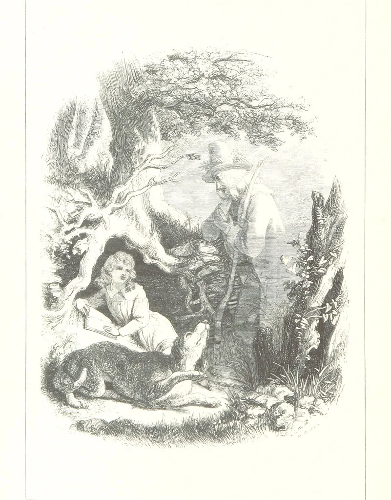 An illustration from Midsummer Eve: a fairy tale of love, 1848, leaf 292