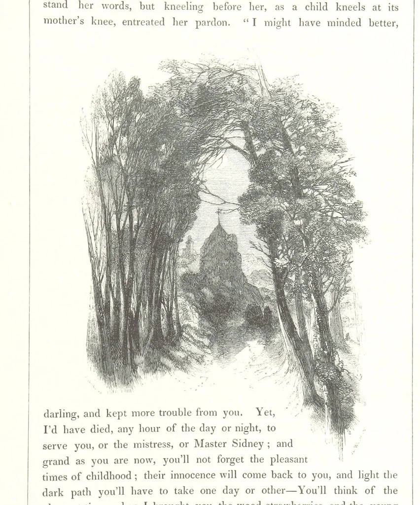 An illustration from Midsummer Eve: a fairy tale of love, 1848, leaf 309