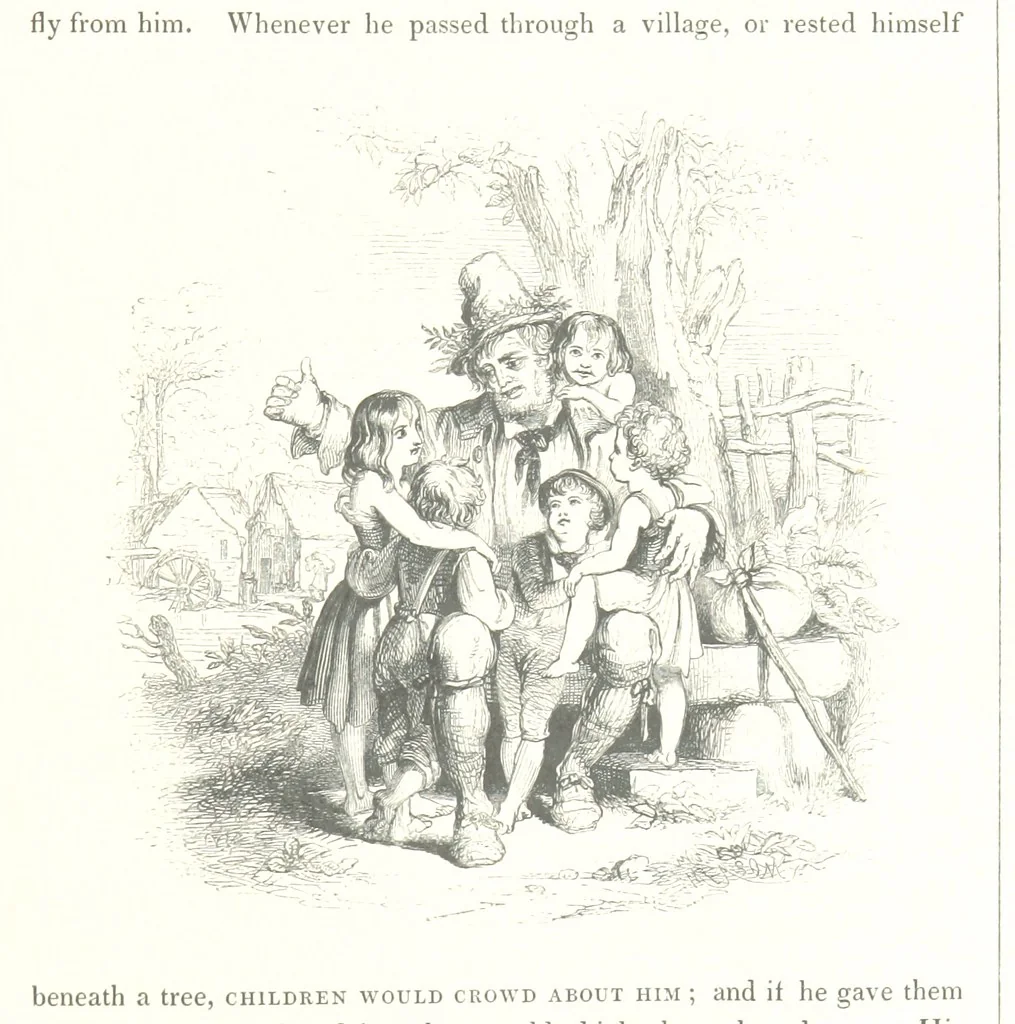 An illustration from Midsummer Eve: a fairy tale of love, 1848, leaf 39