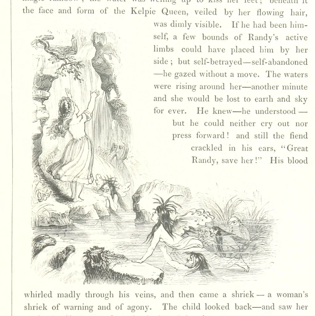 An illustration from Midsummer Eve: a fairy tale of love, 1848, leaf 65