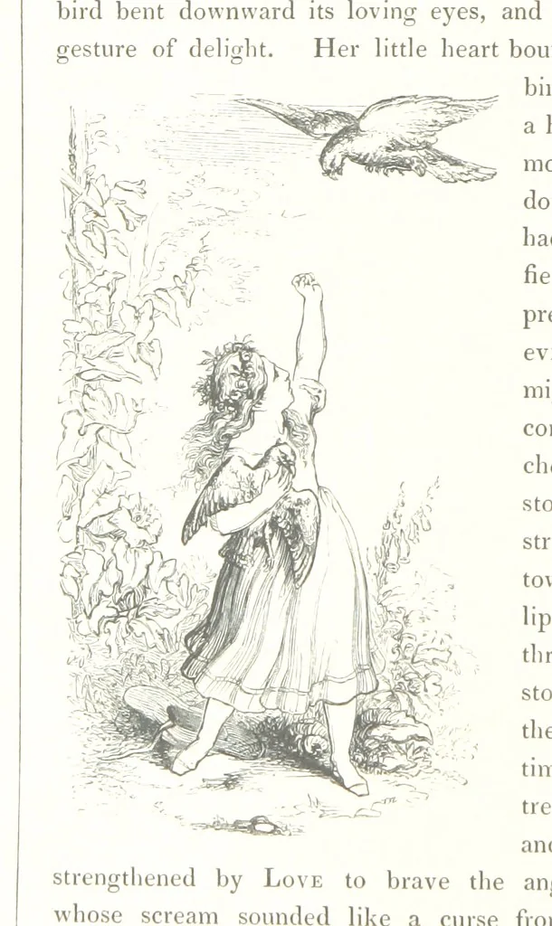 An illustration from Midsummer Eve: a fairy tale of love, 1848, leaf 66