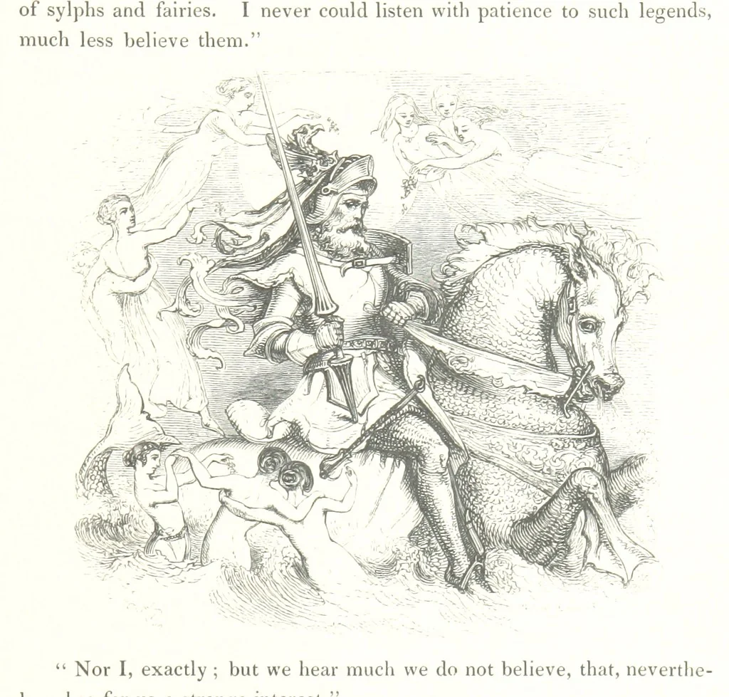 An illustration from Midsummer Eve: a fairy tale of love, 1848, leaf 81