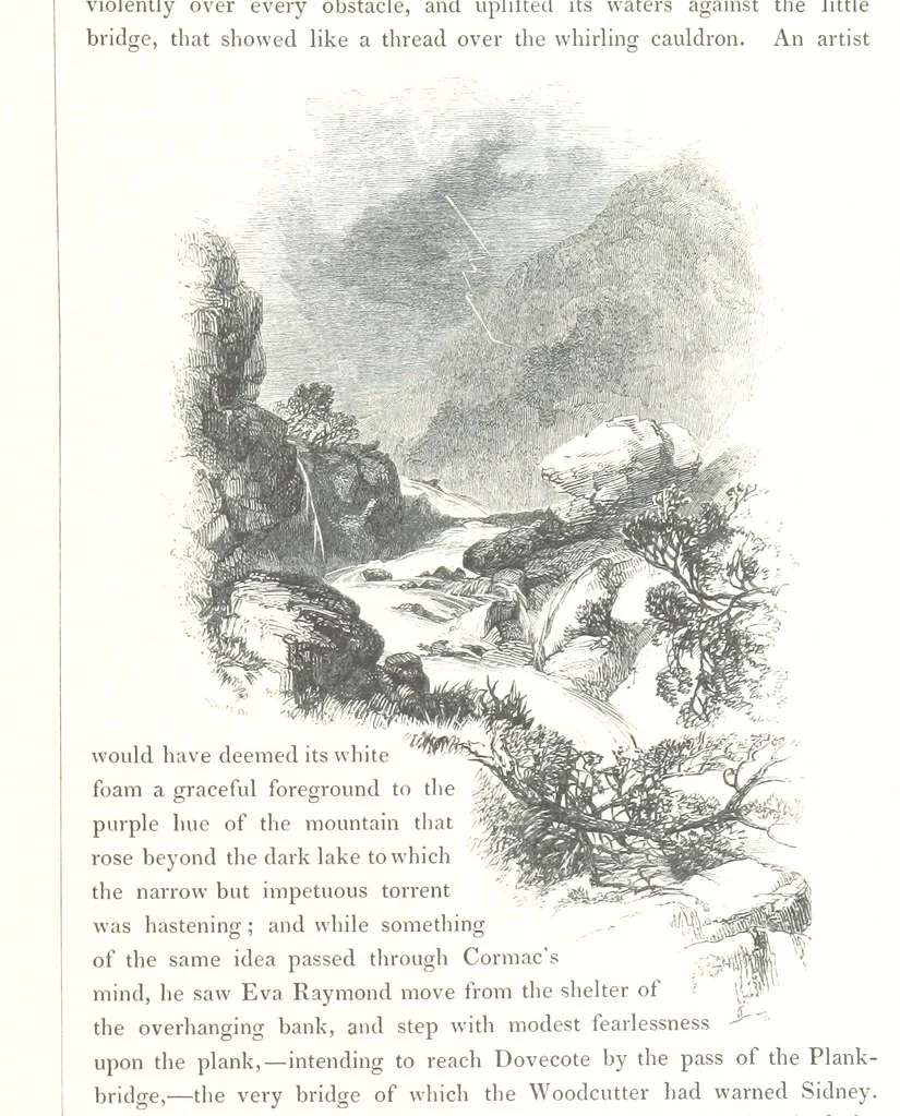An illustration from Midsummer Eve: a fairy tale of love, 1848, leaf 95
