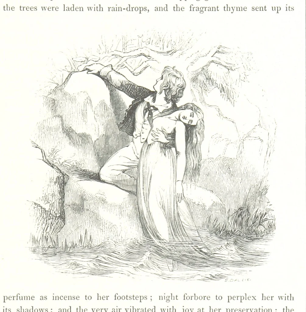 An illustration from Midsummer Eve: a fairy tale of love, 1848, leaf 97