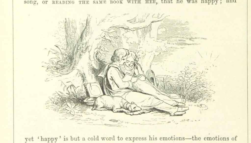 An illustration from Midsummer Eve: a fairy tale of love, 1870, leaf 108