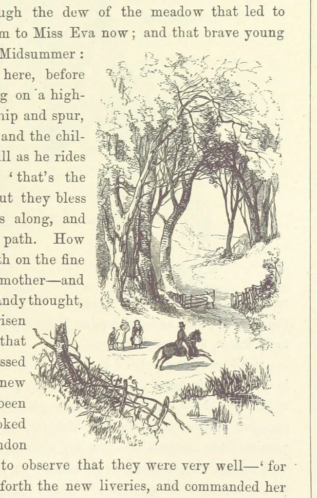 An illustration from Midsummer Eve: a fairy tale of love, 1870, leaf 109