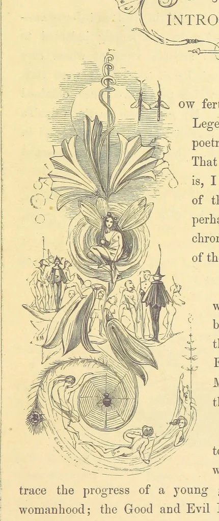 An illustration from Midsummer Eve: a fairy tale of love, 1870, leaf 11