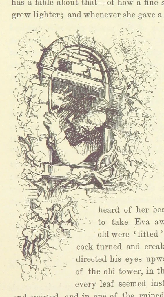An illustration from Midsummer Eve: a fairy tale of love, 1870, leaf 111