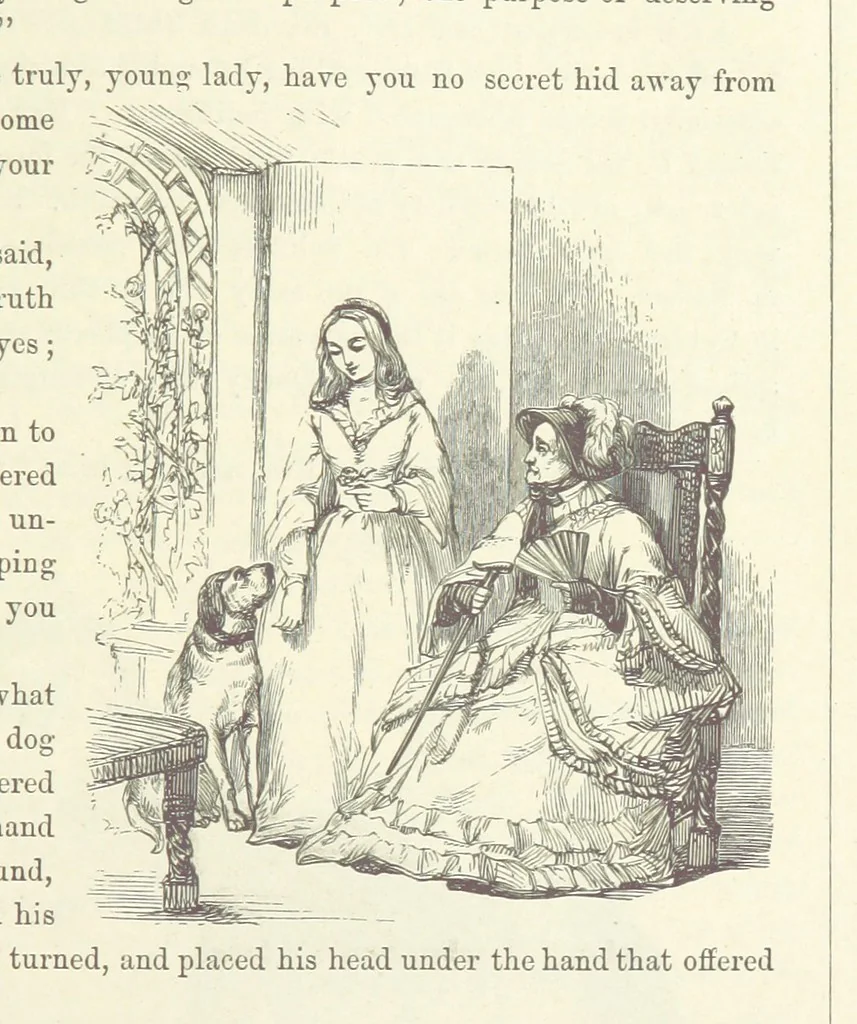 An illustration from Midsummer Eve: a fairy tale of love, 1870, leaf 113