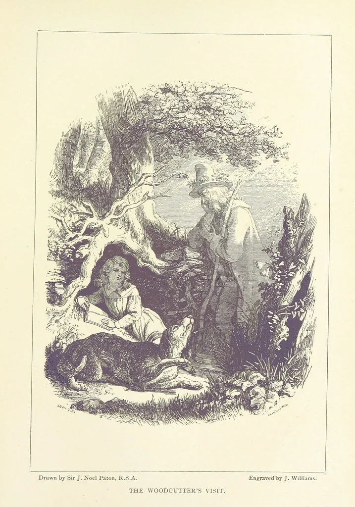 An illustration from Midsummer Eve: a fairy tale of love, 1870, leaf 127
