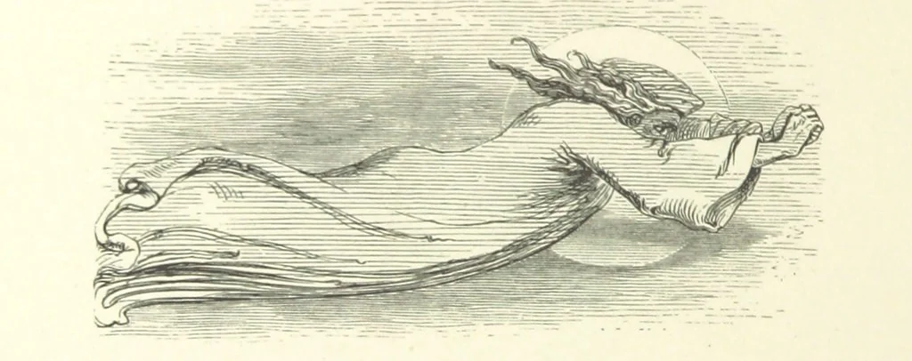 An illustration from Midsummer Eve: a fairy tale of love, 1870, leaf 130