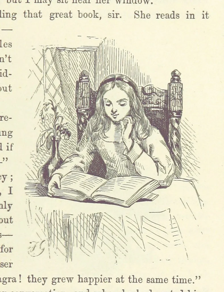 An illustration from Midsummer Eve: a fairy tale of love, 1870, leaf 137