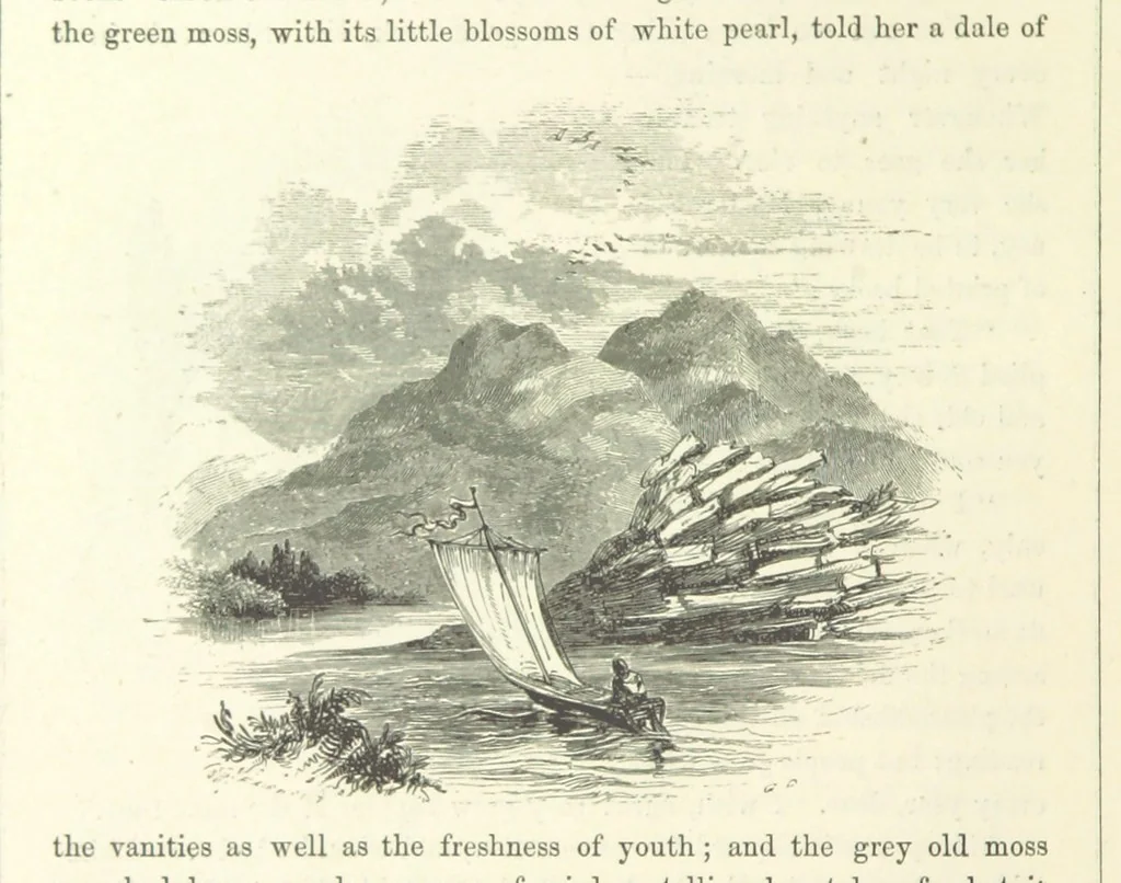 An illustration from Midsummer Eve: a fairy tale of love, 1870, leaf 138