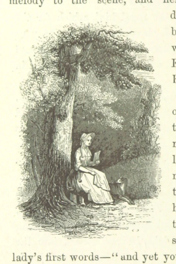 An illustration from Midsummer Eve: a fairy tale of love, 1870, leaf 148