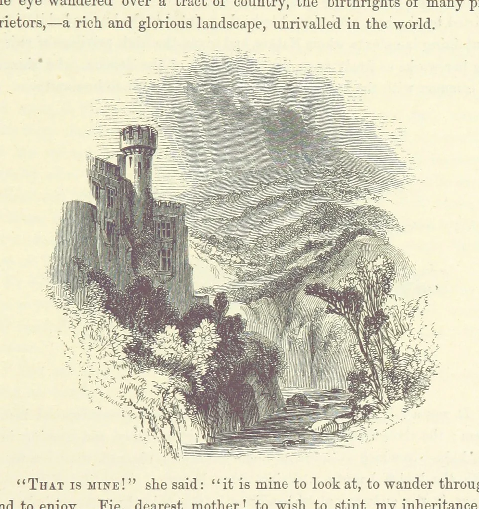 An illustration from Midsummer Eve: a fairy tale of love, 1870, leaf 151