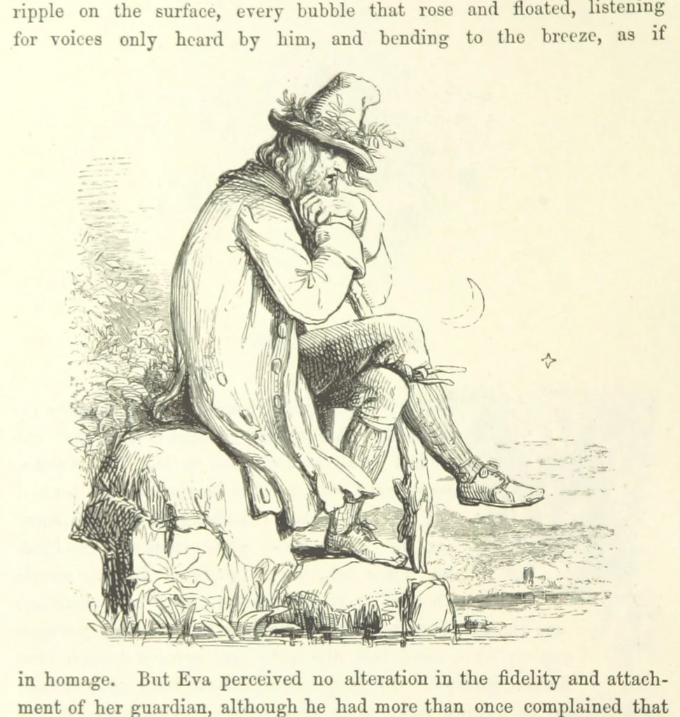 An illustration from Midsummer Eve: a fairy tale of love, 1870, leaf 158