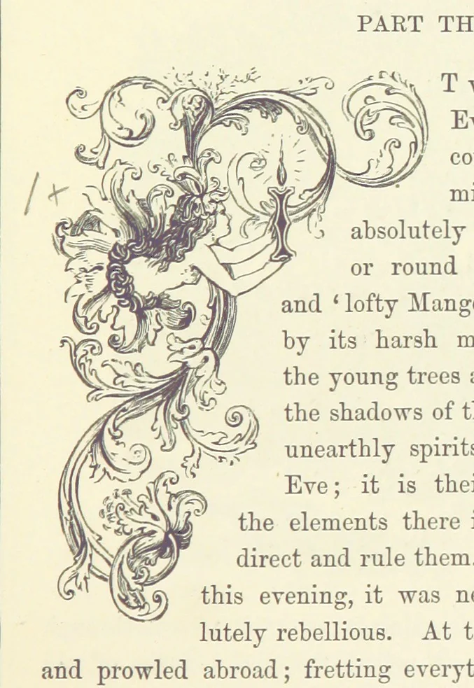 An illustration from Midsummer Eve: a fairy tale of love, 1870, leaf 17