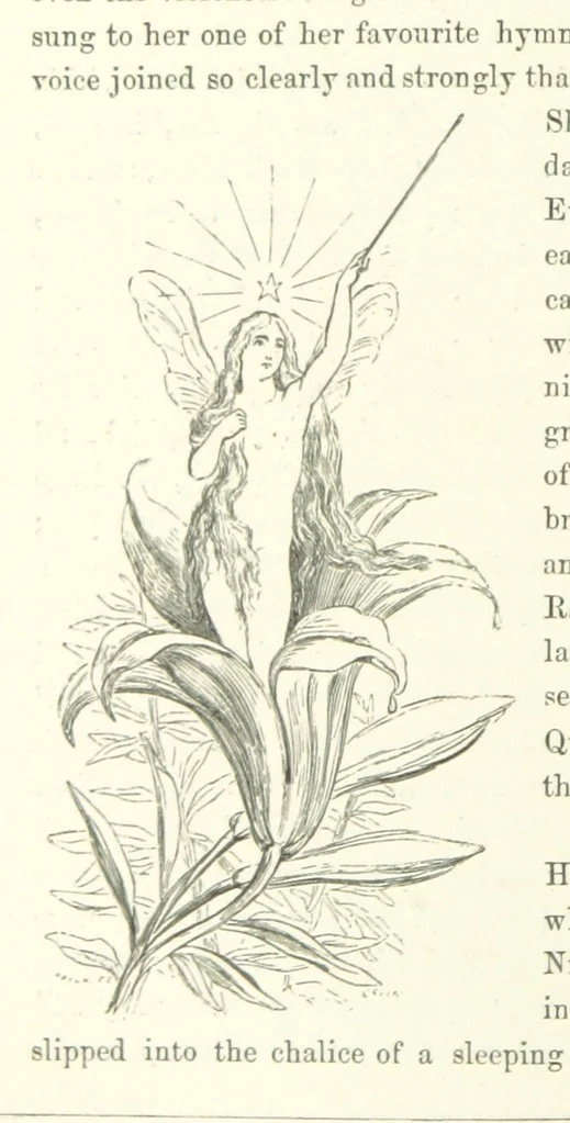 An illustration from Midsummer Eve: a fairy tale of love, 1870, leaf 176