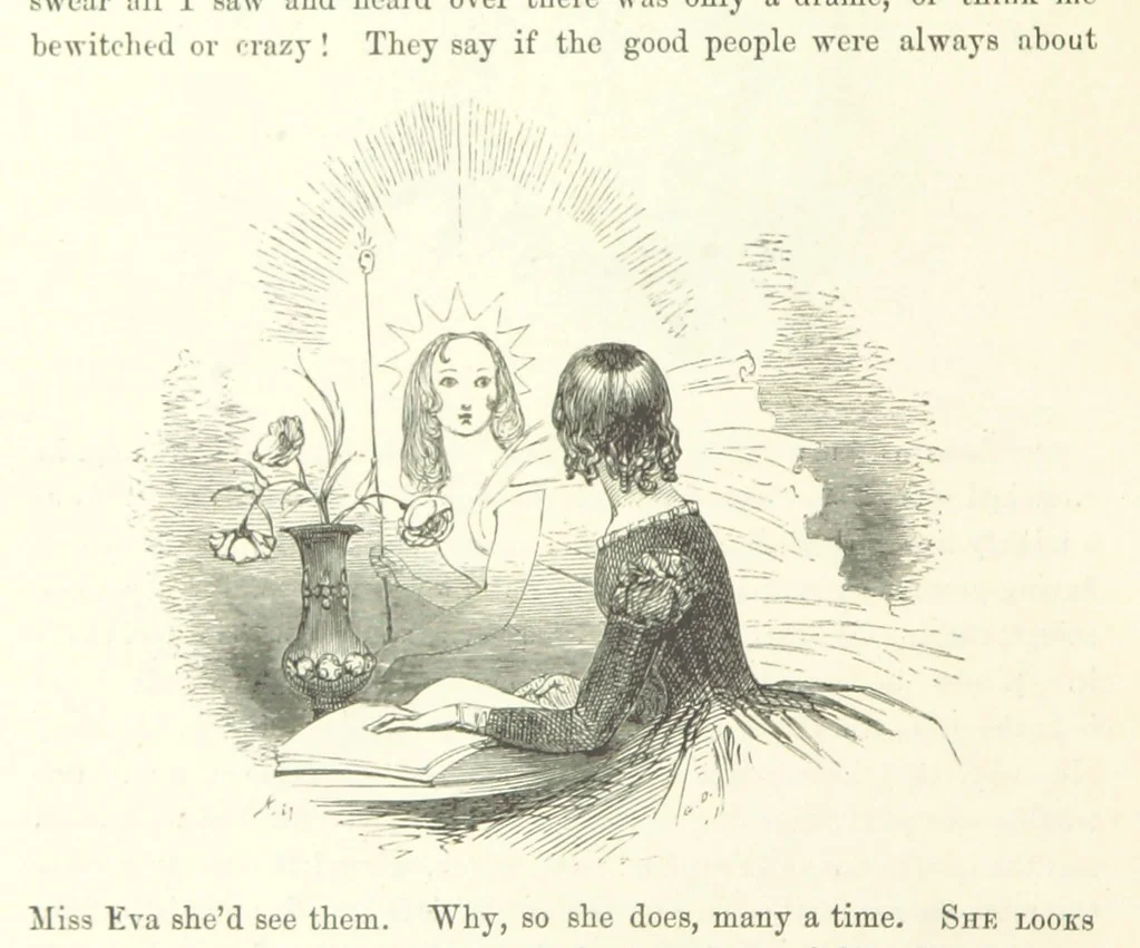 An illustration from Midsummer Eve: a fairy tale of love, 1870, leaf 188