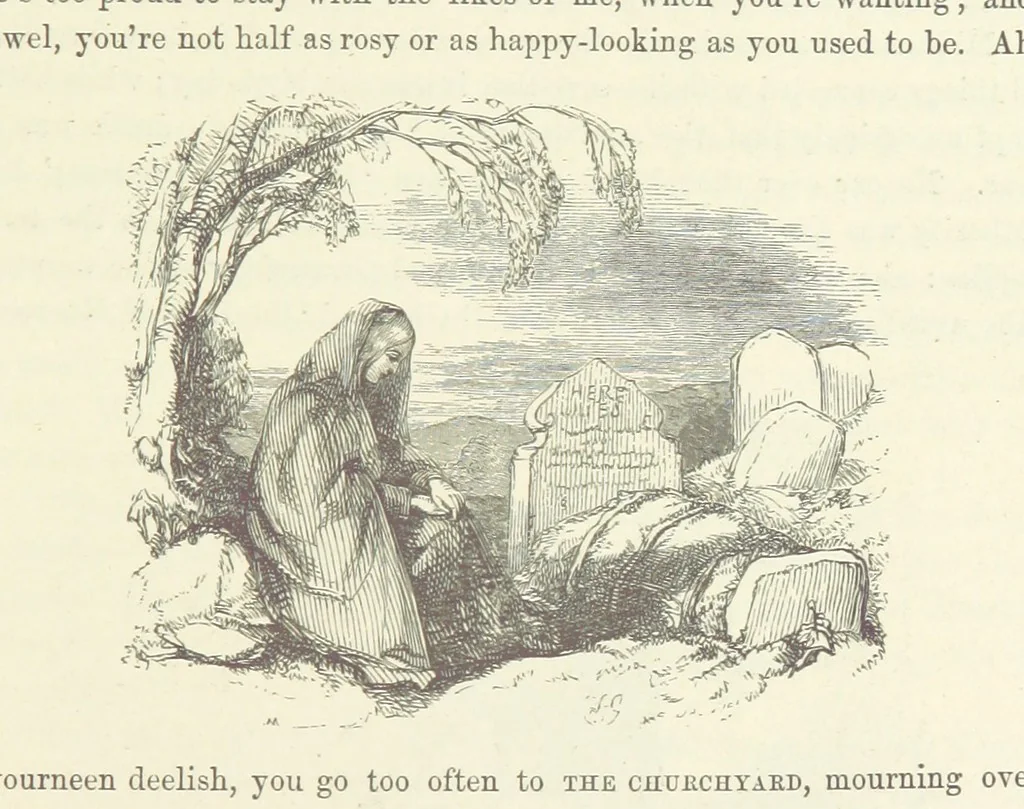 An illustration from Midsummer Eve: a fairy tale of love, 1870, leaf 189