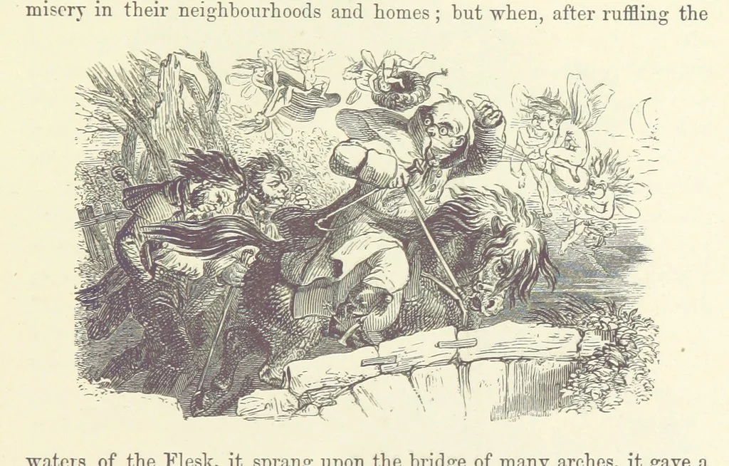 An illustration from Midsummer Eve: a fairy tale of love, 1870, leaf 19