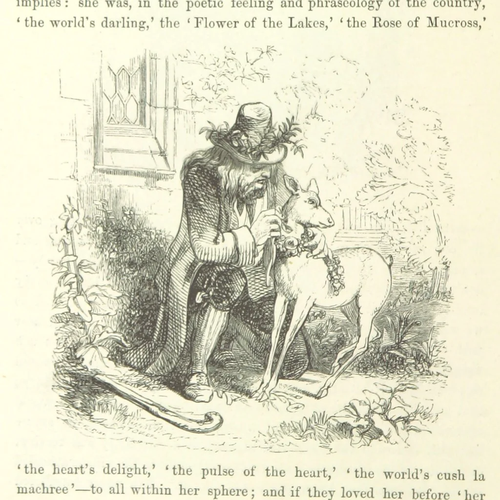 An illustration from Midsummer Eve: a fairy tale of love, 1870, leaf 190