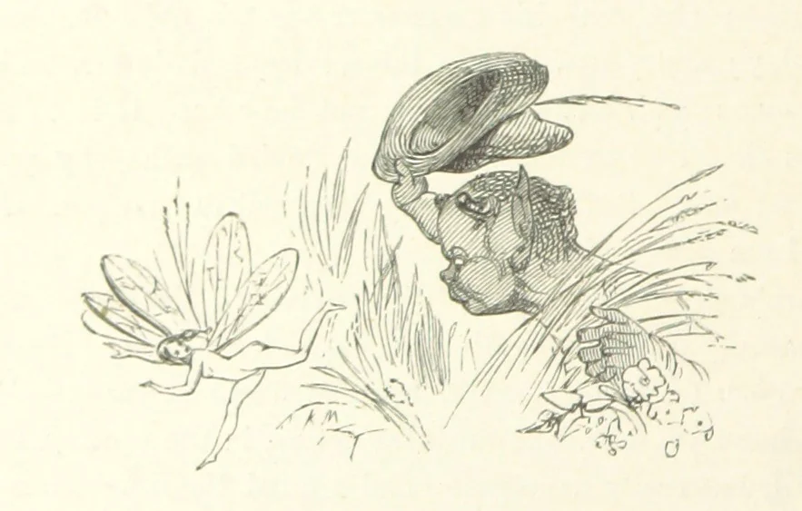 An illustration from Midsummer Eve: a fairy tale of love, 1870, leaf 204
