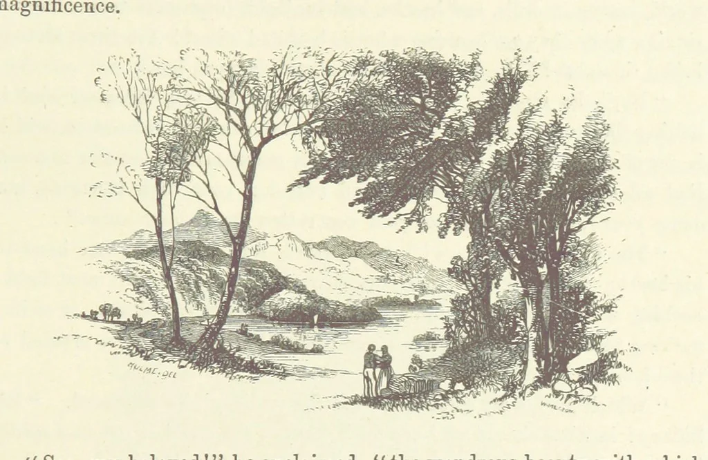 An illustration from Midsummer Eve: a fairy tale of love, 1870, leaf 221