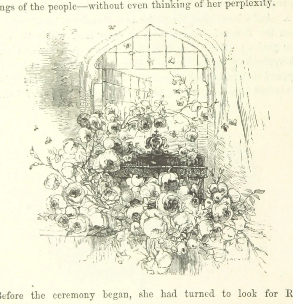 An illustration from Midsummer Eve: a fairy tale of love, 1870, leaf 224
