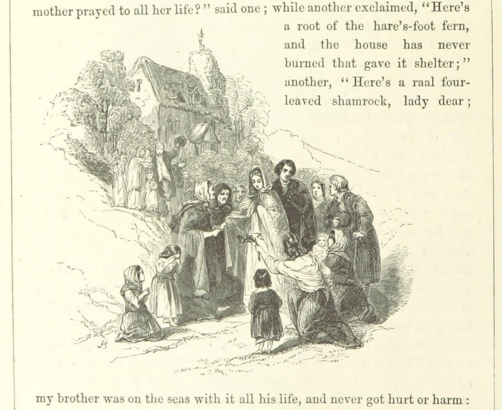 An illustration from Midsummer Eve: a fairy tale of love, 1870, leaf 226