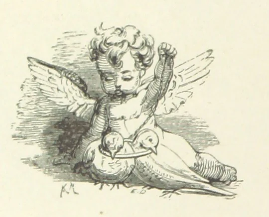 An illustration from Midsummer Eve: a fairy tale of love, 1870, leaf 228