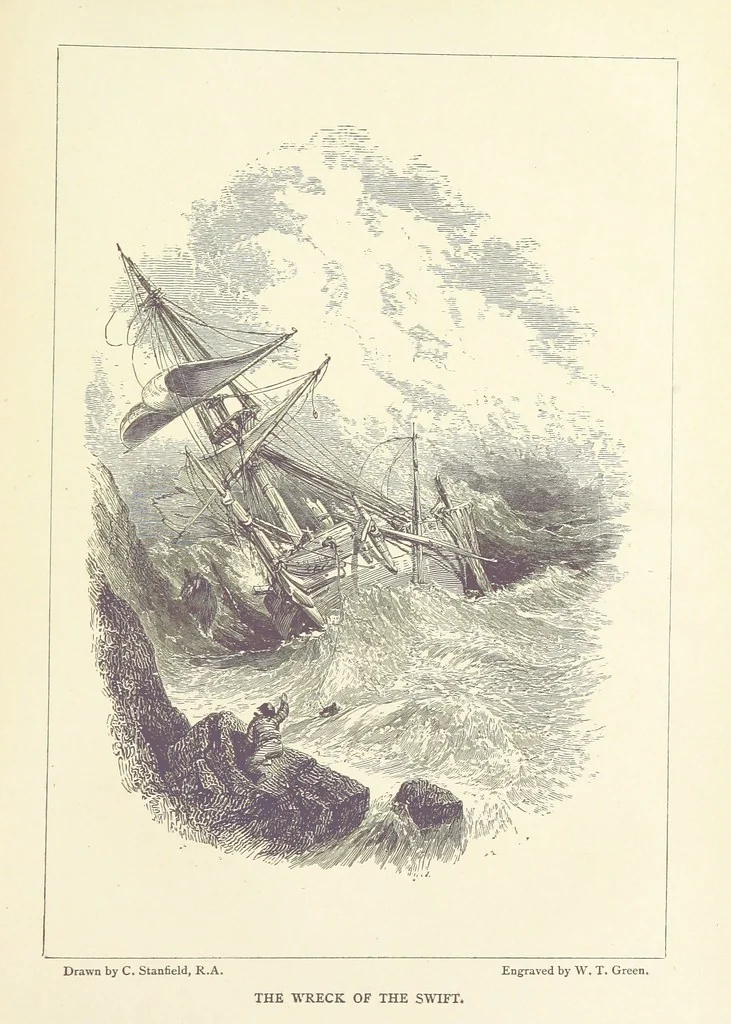 An illustration from Midsummer Eve: a fairy tale of love, 1870, leaf 229