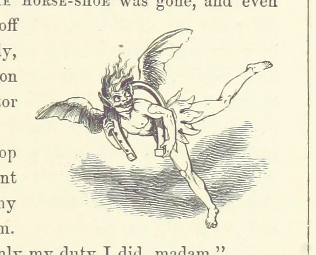 An illustration from Midsummer Eve: a fairy tale of love, 1870, leaf 23