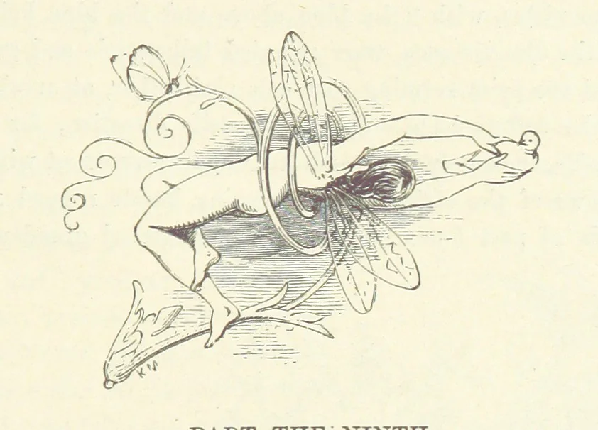 An illustration from Midsummer Eve: a fairy tale of love, 1870, leaf 231