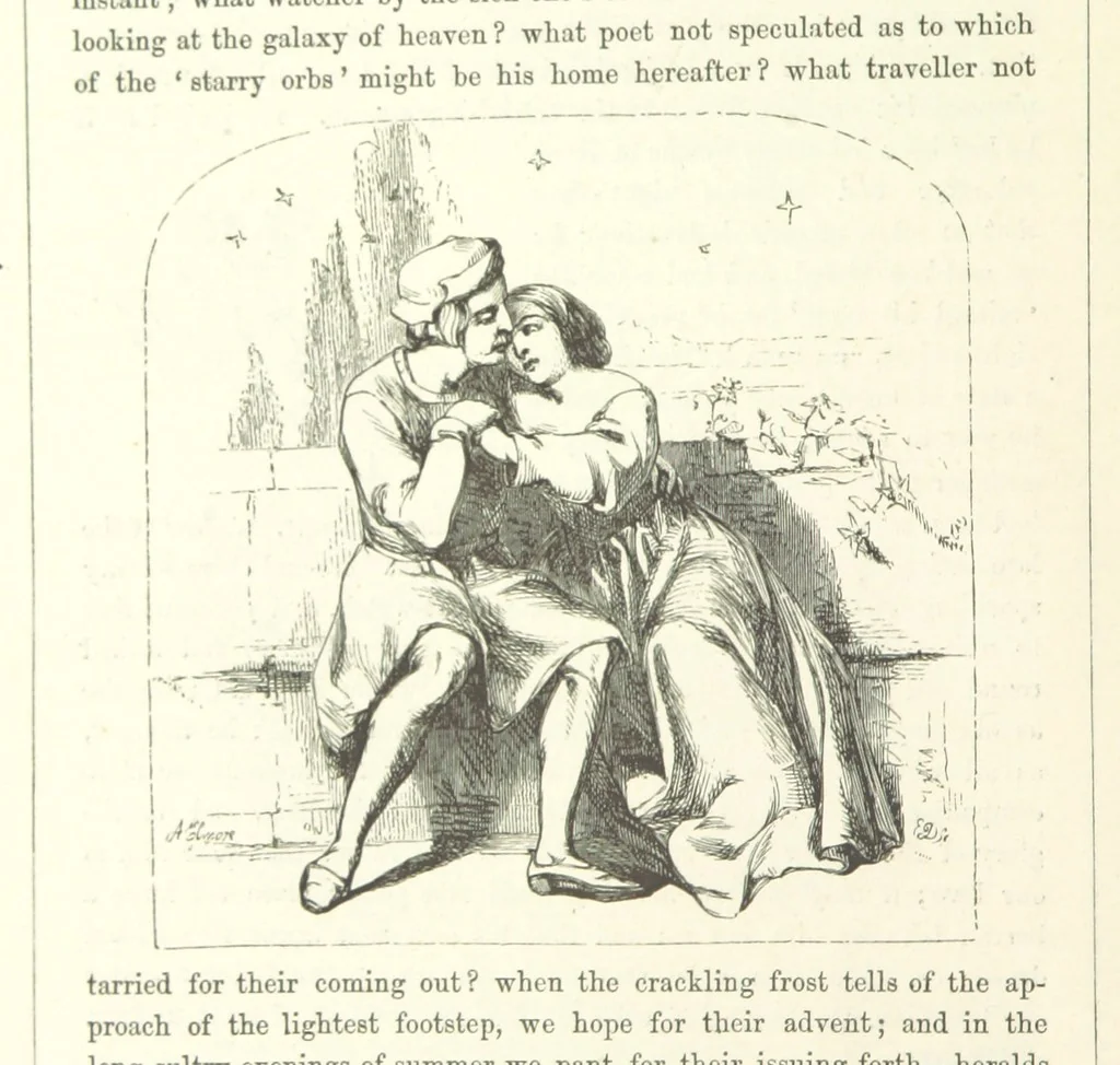 An illustration from Midsummer Eve: a fairy tale of love, 1870, leaf 234