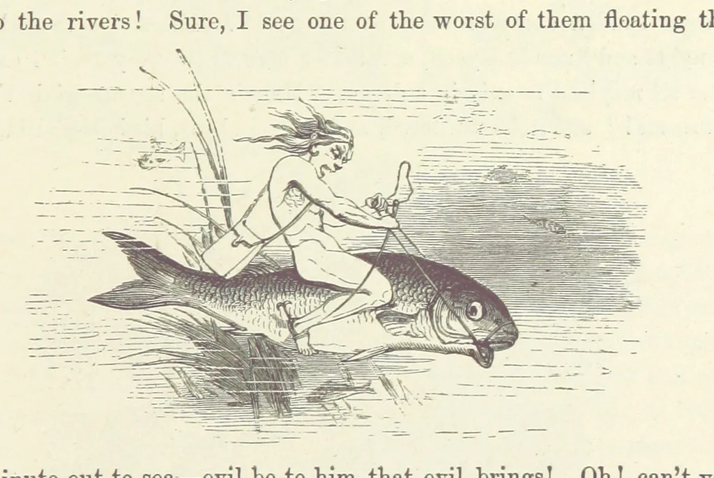 An illustration from Midsummer Eve: a fairy tale of love, 1870, leaf 235