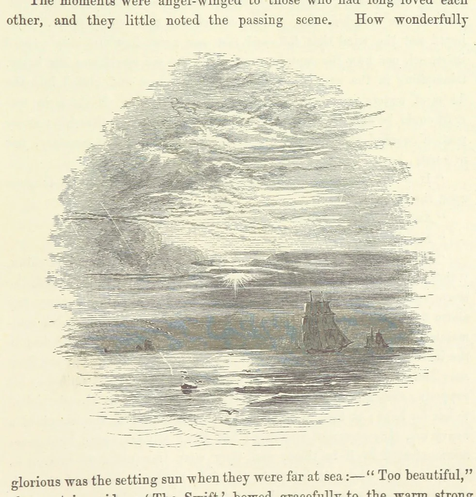 An illustration from Midsummer Eve: a fairy tale of love, 1870, leaf 247
